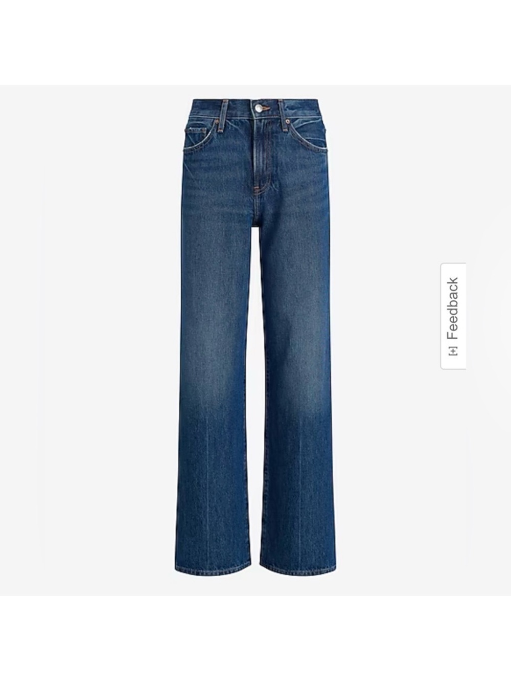 Express Wide Leg High Rise Rigid Jeans 2L - Picture 3 of 11